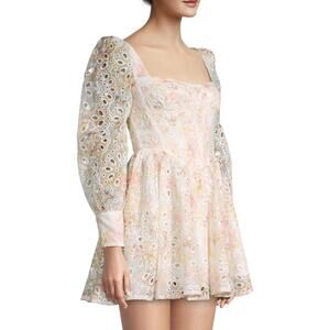 NWOT BARDOT Lila Eyelet Corset Minidress bridgerton vibes SZ small